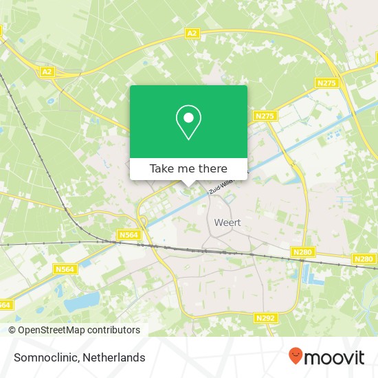 Somnoclinic, Burgemeesterlaan 10 map