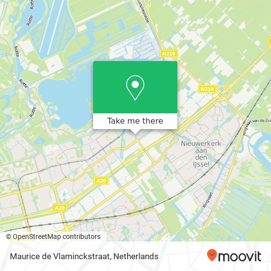 Maurice de Vlaminckstraat, 3059 VA Rotterdam map