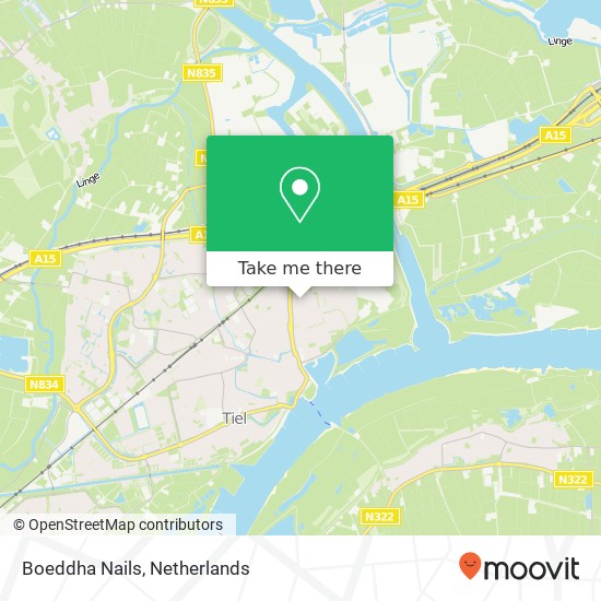 Boeddha Nails, Grote Brugse Grintweg 105 map