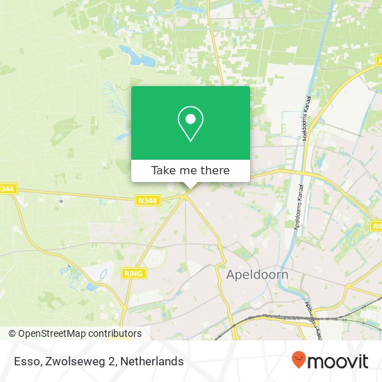 Esso, Zwolseweg 2 map