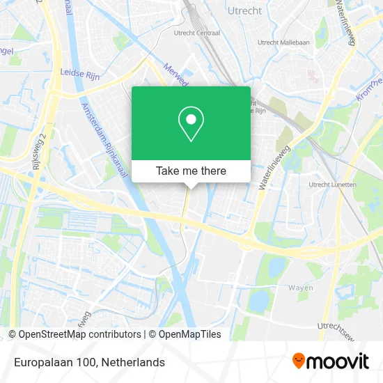 Europalaan 100 map