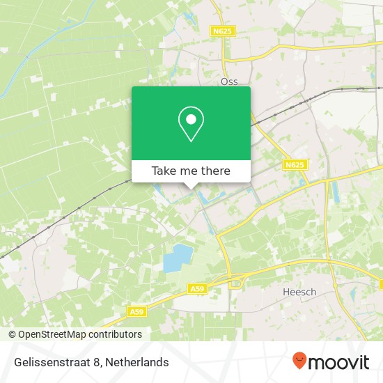 Gelissenstraat 8, 5344 JV Oss map