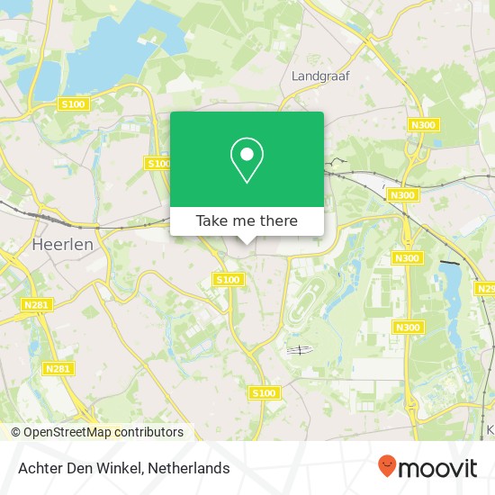 Achter Den Winkel, Achter Den Winkel, 6372 Landgraaf, Nederland map