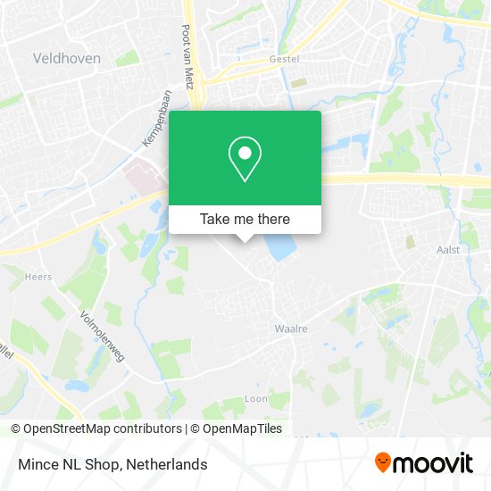 Mince NL Shop map