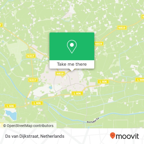 Ds van Dijkstraat, 7091 XT Dinxperlo map