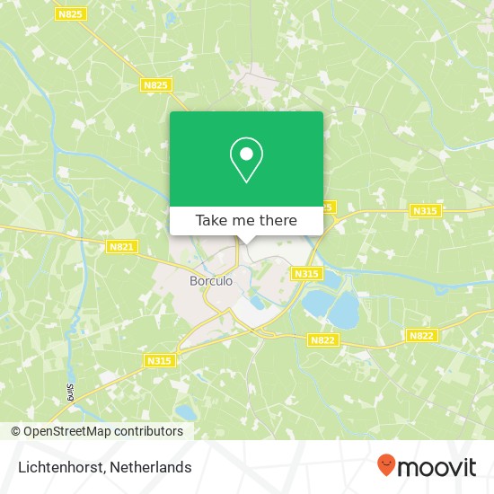 Lichtenhorst, 7271 AG Borculo map