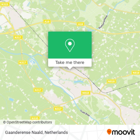 Gaanderense Naald map