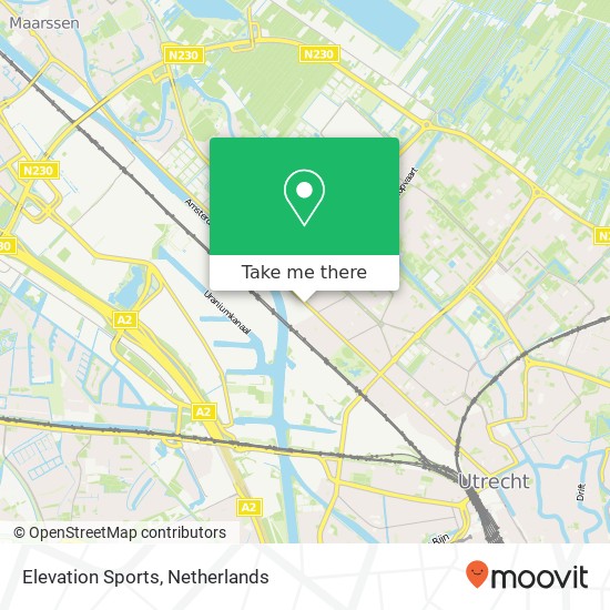 Elevation Sports, Amsterdamsestraatweg 622 Karte