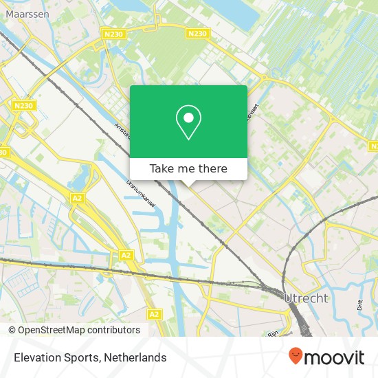 Elevation Sports, Amsterdamsestraatweg 622 map