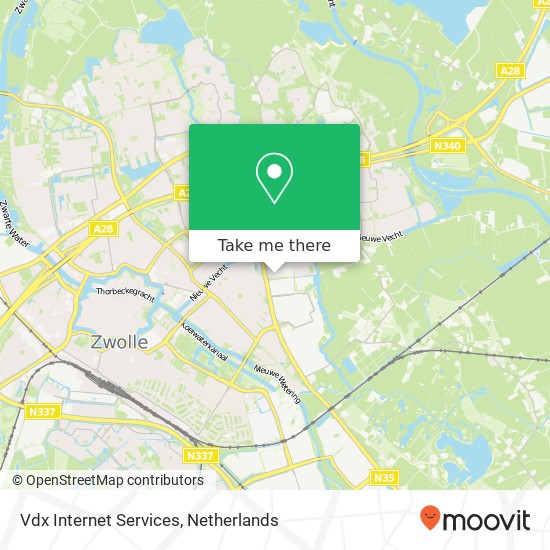 Vdx Internet Services, Stadionplein 23 Karte