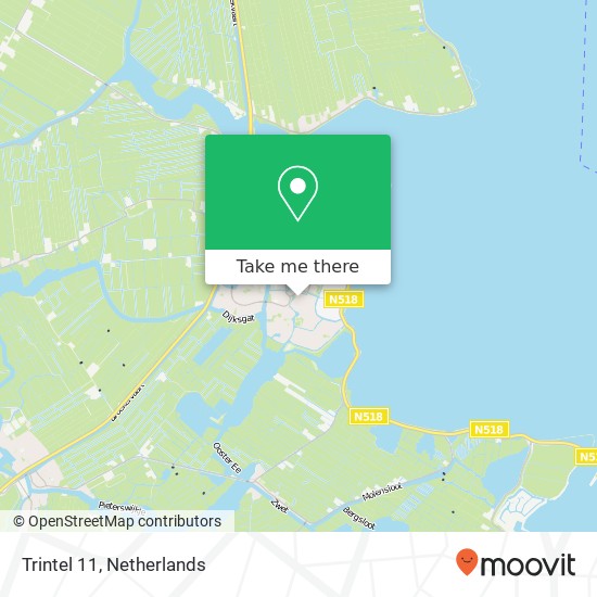 Trintel 11, Trintel 11, 1141 DK Monnickendam, Nederland map