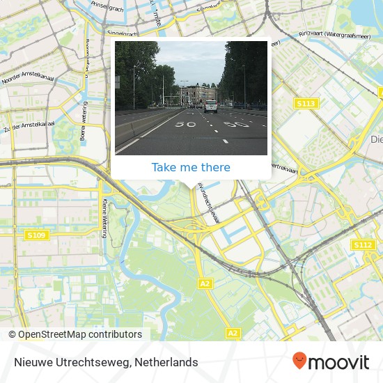 Nieuwe Utrechtseweg, 1096 Amsterdam Karte