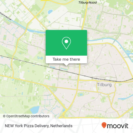 NEW York Pizza Delivery, Wandelboslaan 36 map
