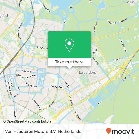 Van Haasteren Motors B.V., Touwbaan 22 map