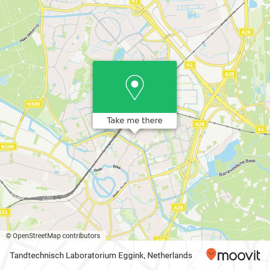 Tandtechnisch Laboratorium Eggink, Liendertseweg 110-1 Karte