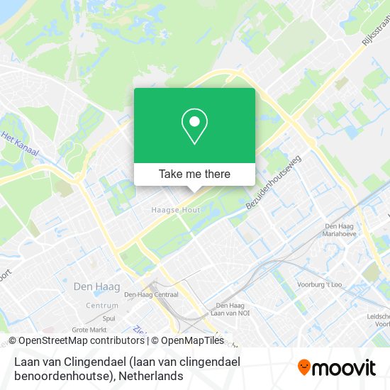 Laan van Clingendael (laan van clingendael benoordenhoutse) map