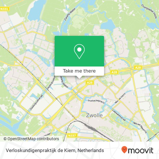 Verloskundigenpraktijk de Kiem, Straussplein 1 map