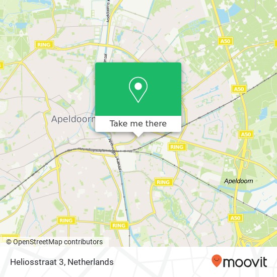 Heliosstraat 3, 7321 ED Apeldoorn Karte