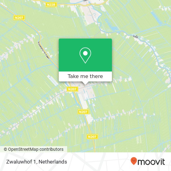 Zwaluwhof 1, 2821 XJ Stolwijk Karte