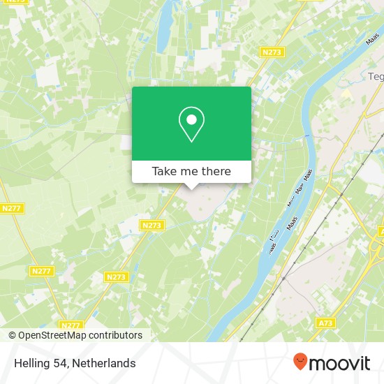 Helling 54, 5991 BE Baarlo map