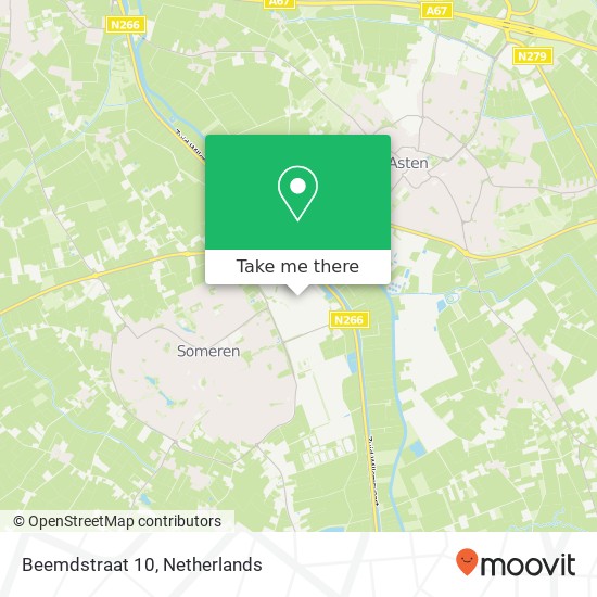Beemdstraat 10, 5711 CV Someren map
