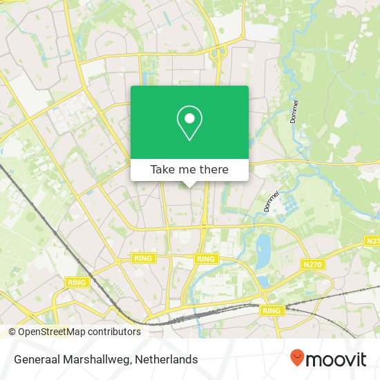 Generaal Marshallweg, 5623 Eindhoven map