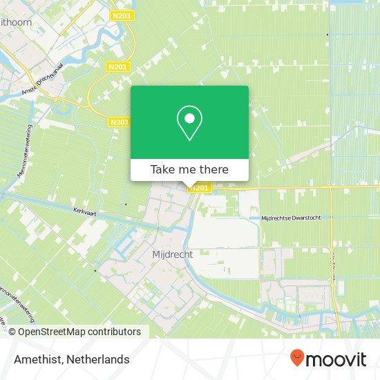 Amethist, 3643 AS Mijdrecht map