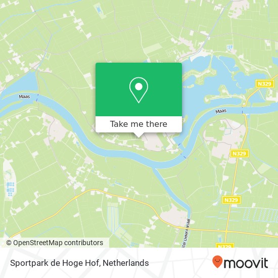 Sportpark de Hoge Hof, Hogenhofstraat 10 map