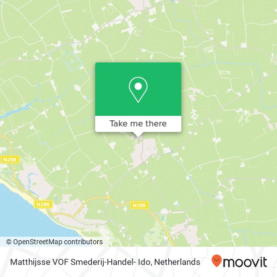 Matthijsse VOF Smederij-Handel- Ido, Rapenburgweg 12 map