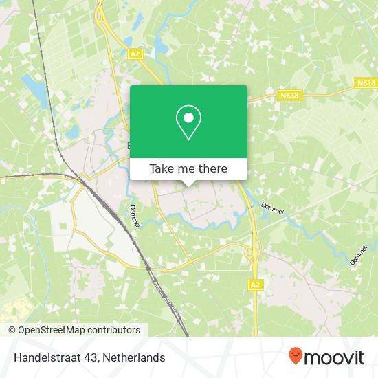 Handelstraat 43, 5283 KM Boxtel Karte