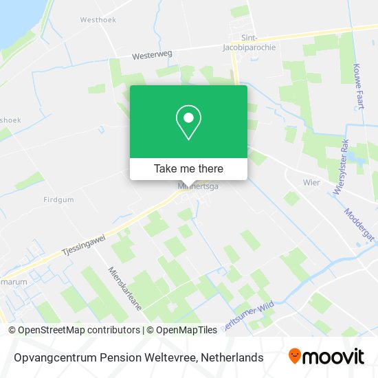 Opvangcentrum Pension Weltevree map