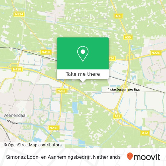 Simonsz Loon- en Aannemingsbedrijf, Pakhuisweg 74 map