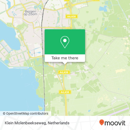 Klein Molenbeekseweg, 4625 Bergen op Zoom map