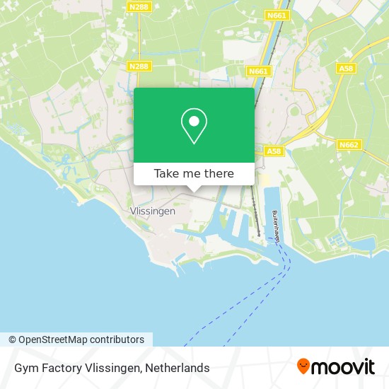Gym Factory Vlissingen map