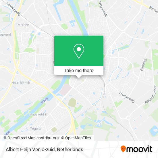 Albert Heijn Venlo-zuid map