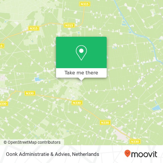 Oonk Administratie & Advies, Wolfersveenweg 14A map