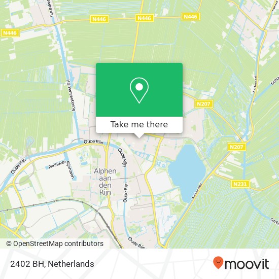 2402 BH, 2402 BH Alphen aan den Rijn, Nederland Karte
