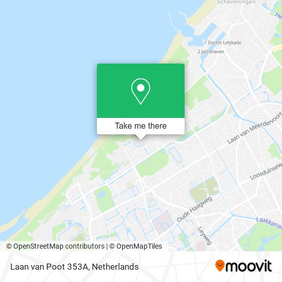 Laan van Poot 353A map