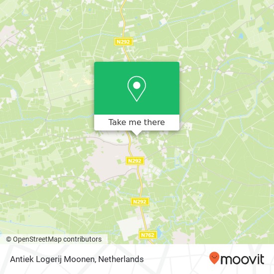 Antiek Logerij Moonen, Vloedmolenweg 19 map