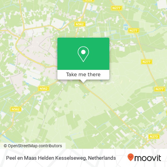 Peel en Maas Helden Kesselseweg map