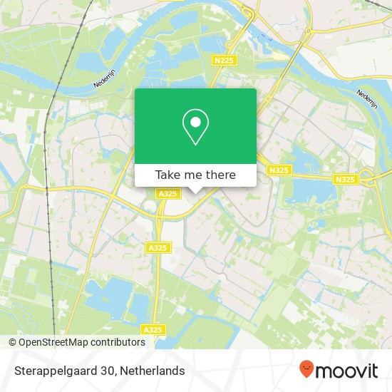 Sterappelgaard 30, Sterappelgaard 30, 6831 AP Arnhem, Nederland map