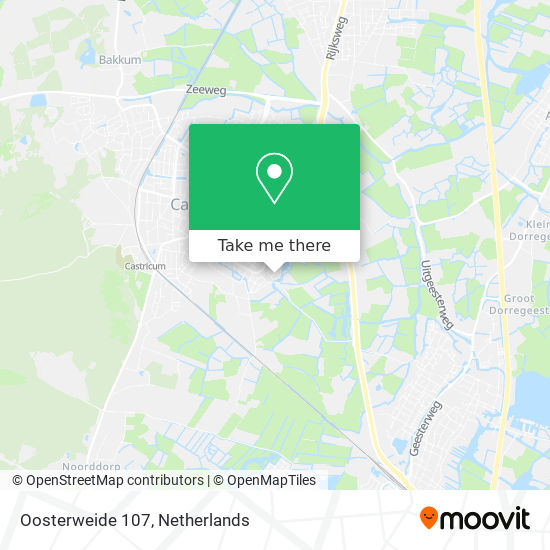 Oosterweide 107 map