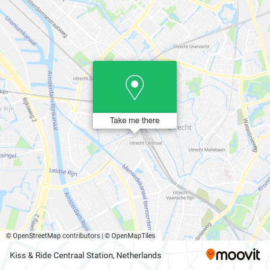 Kiss & Ride Centraal Station map