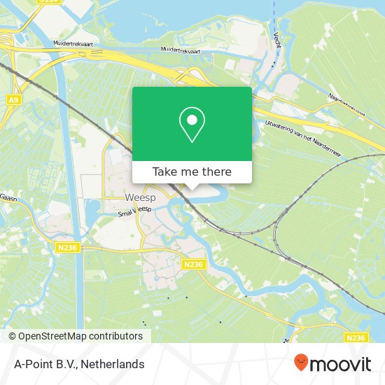 A-Point B.V., Nijverheidslaan 5 map