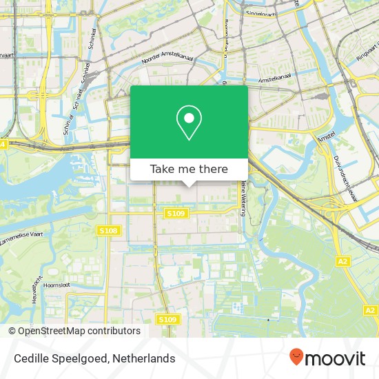Cedille Speelgoed, Gelderlandplein 67 map