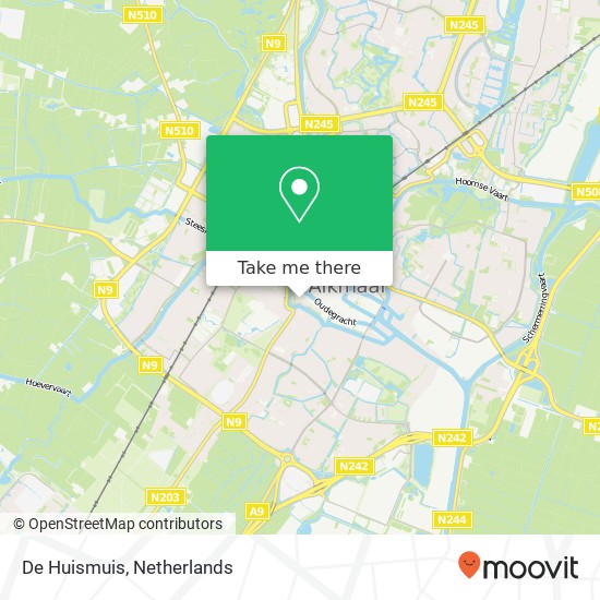 De Huismuis, Ritsevoort 41 map