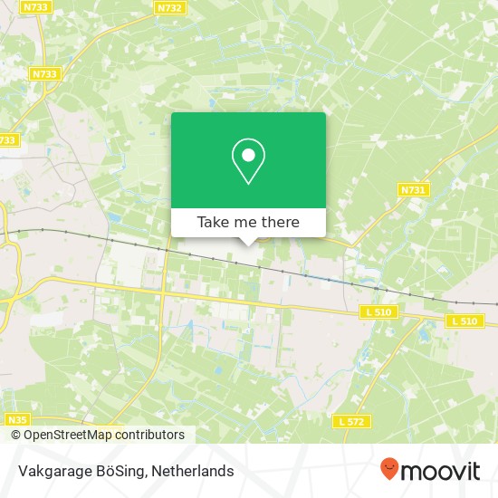 Vakgarage BöSing, Lenteweg 46 map