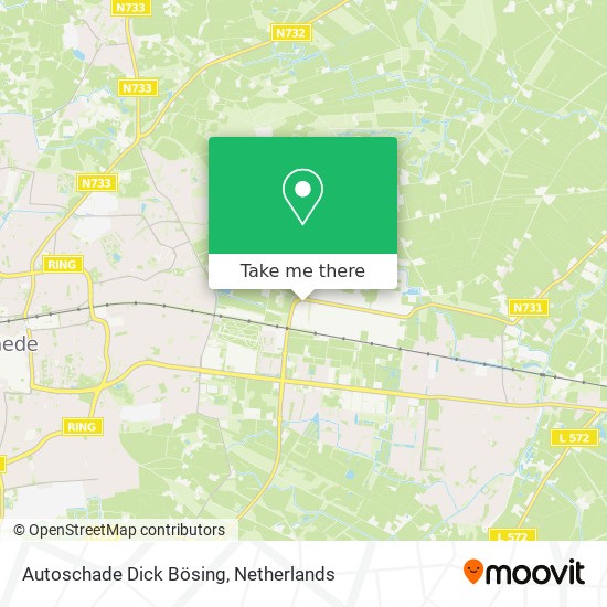 Autoschade Dick Bösing map