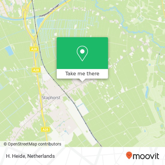 H. Heide, Gemeenteweg 329 map