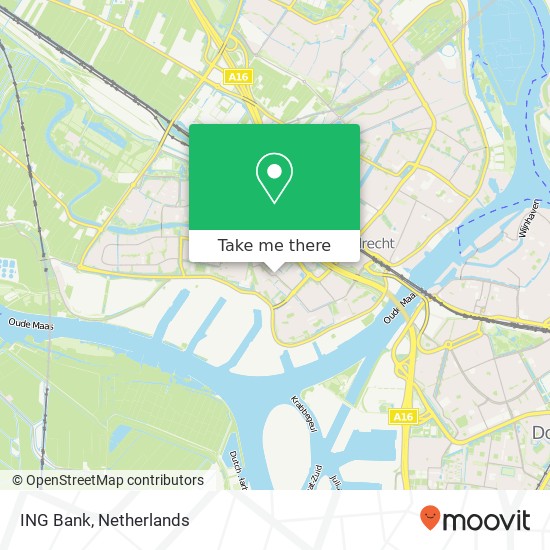 ING Bank, Kort Ambachtlaan 123 map